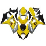 0380 Fairing Suzuki Gsxr1000 K7 07 08 2007 2008 Yellow Silver